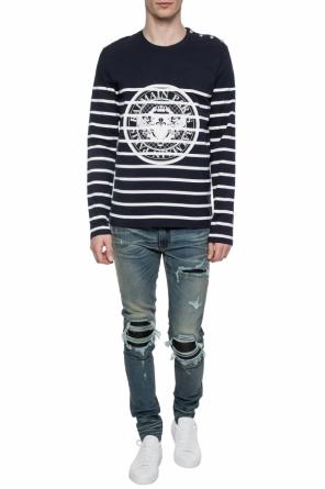 Patterned t-shirt, zdjęcie 2 Patterned t-shirt od Balmain